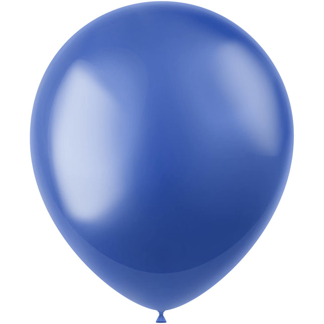 Blauwe Ballonnen Metallic Royal Blue 33cm 100st