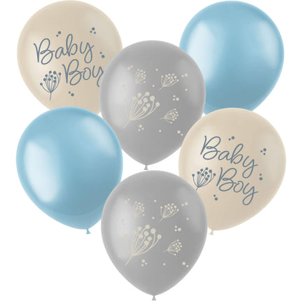 Geboorte Ballonnen Babyboy 33cm 6st