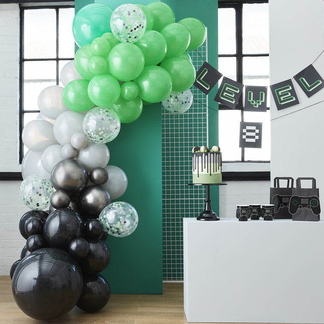 Ballonnenboog Zwart/Groen