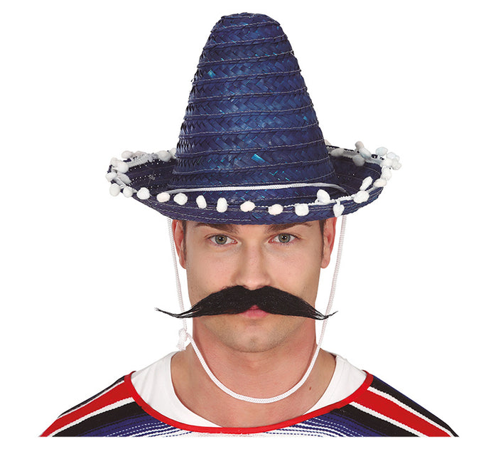 Sombrero Blauw 33cm