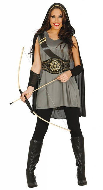 Robin Hood Kostuum Zwart Dames