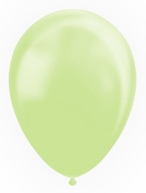 Groene Ballonnen Pastel Macaron 30cm 50st