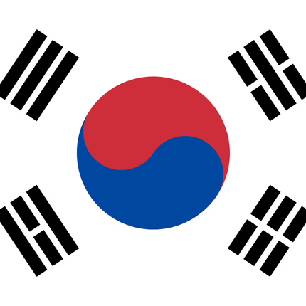 Vlag Zuid-Korea 150cm