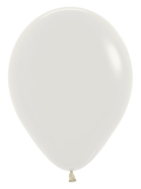 Ballonnen Pastel Dusk Cream 30cm 12st