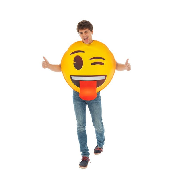 Kostuum Emoji Knipoog