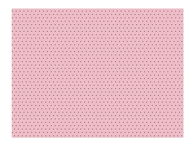 Placemats Roze Zwart 40cm 6st