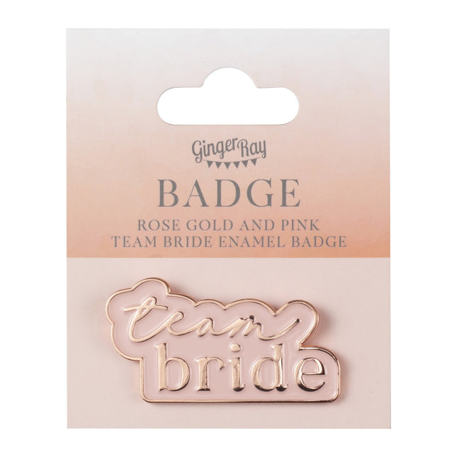 Rose Gouden Broche Team Bride