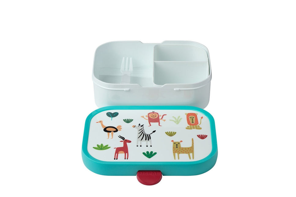 Lunchset Schoolbeker en Lunchbox Animal Friends