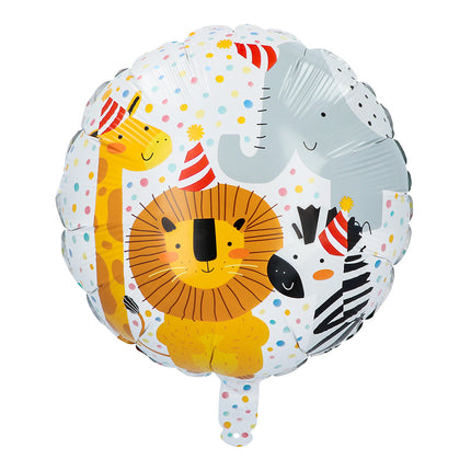 Jungle Helium Ballon Dubbelzijdig Leeg 45cm