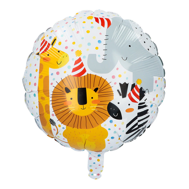 Jungle Helium Ballon Dubbelzijdig Leeg 45cm