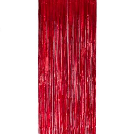 Rood Deurgordijn Folie 2,4m