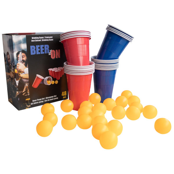 Drankspel Beerpong Set 48 delig