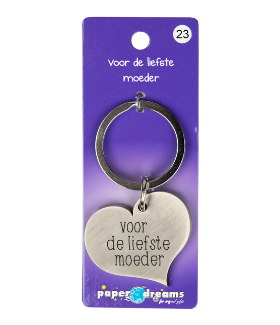 Sleutelhanger Liefste Moeder 10cm