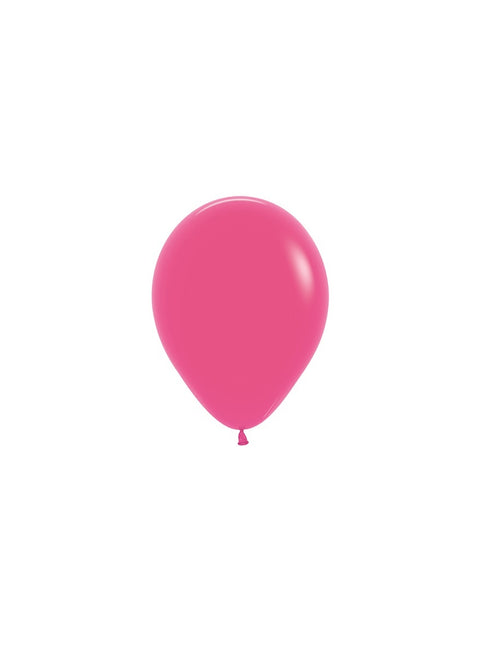 Ballonnen Fuchsia 12cm 50st