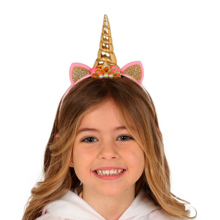 Unicorn Tiara Goud Kind