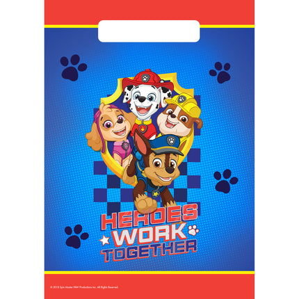 Paw Patrol Uitdeelzakjes Heroes 23,4cm 8st