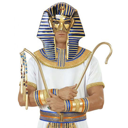 Blauw Gouden Masker Egyptisch