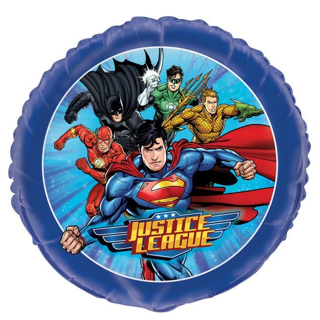 Justice League Helium Ballon 45cm leeg