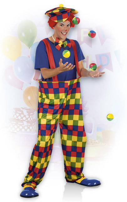 Clownspak Gekleurd M/L