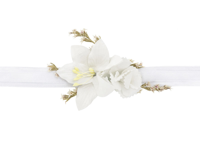 Witte Bloemen Armband