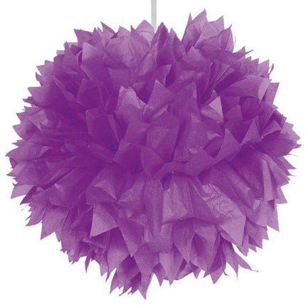 Pompon Paars 30cm