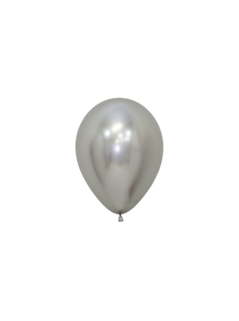 Ballonnen Reflex Silver 12cm 50st