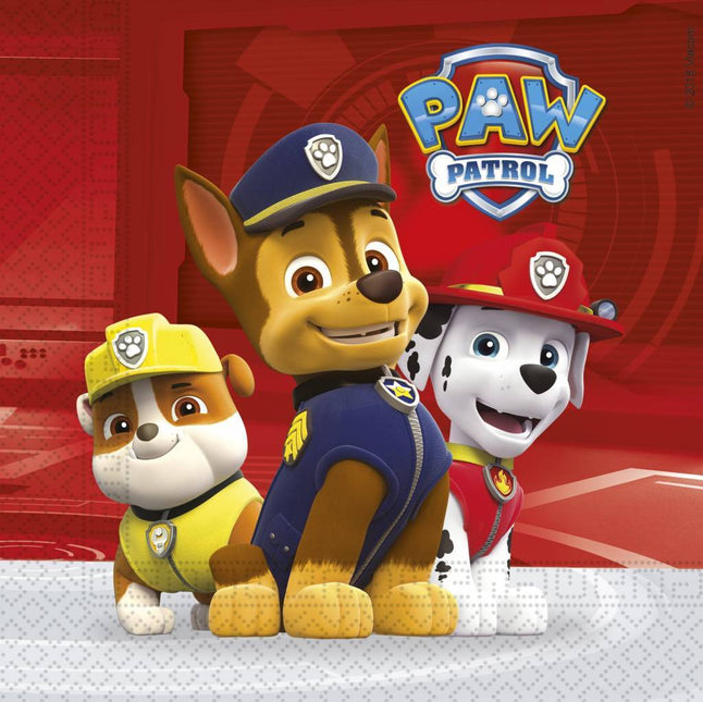 Paw Patrol Servetten 33cm 20st