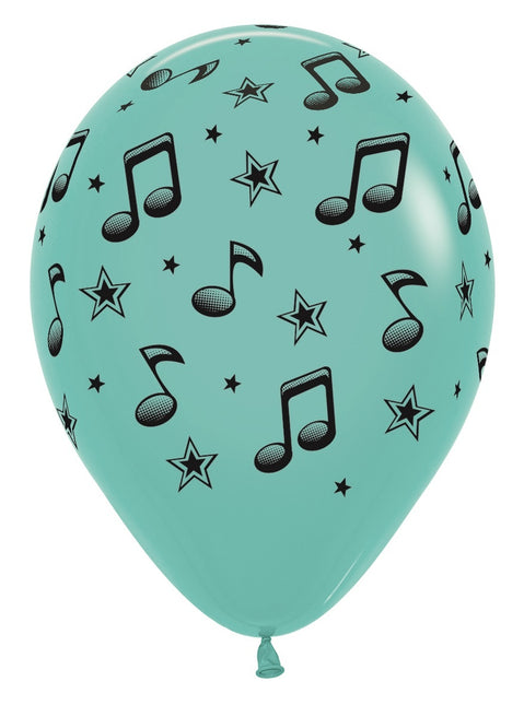 Ballonnen Music Notes 30cm 25st