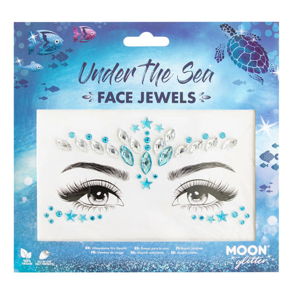 Moon Glitter Face Jewels Under The Sea