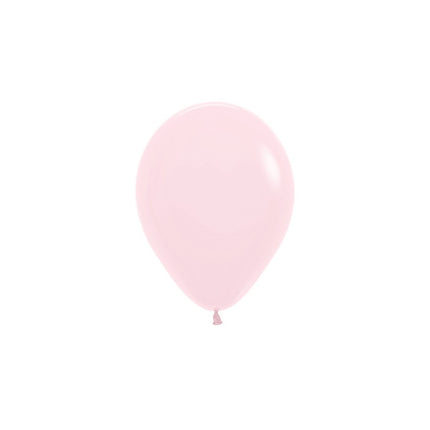 Ballonnen Pastel Matte Pink 12cm 50st