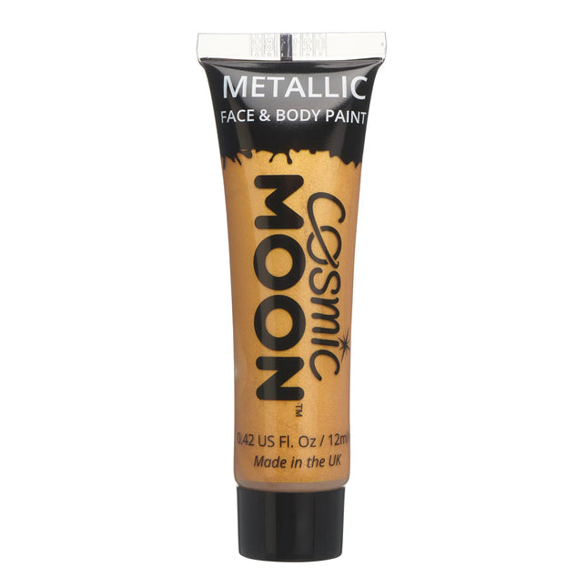 Cosmic Moon Metallic Face Paint Gold 12ml