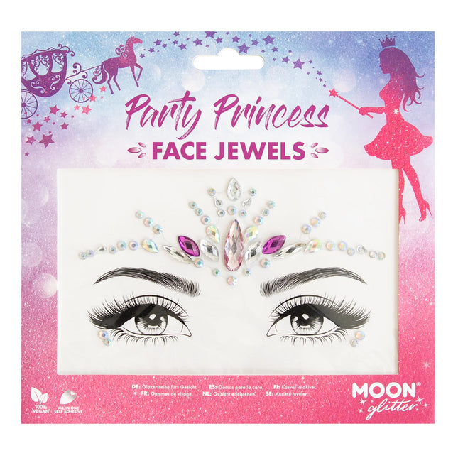 Moon Glitter Face Jewels Party Princess