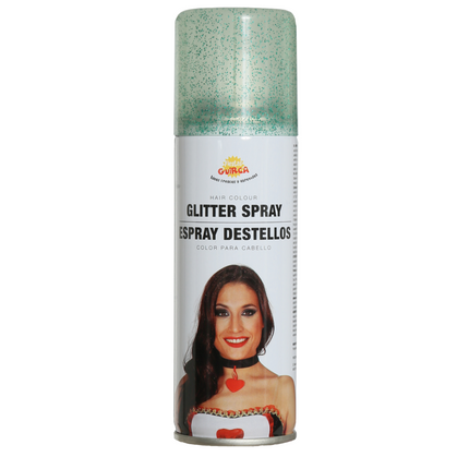 Haar Spray Glitter Groen 125ml