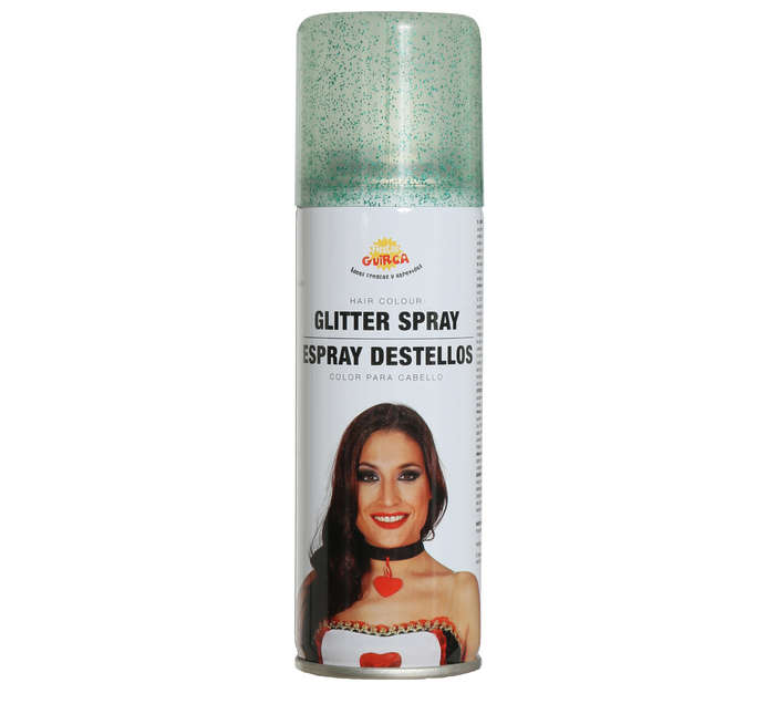 Haar Spray Glitter Groen 125ml