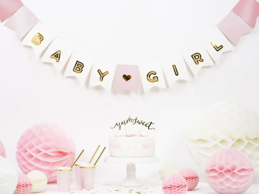 Letterslinger Geboorte Meisje Baby Girl 1,75m