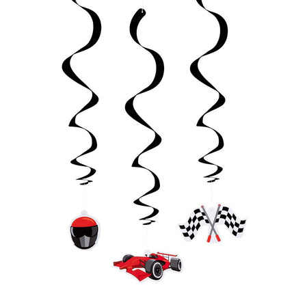 Formule 1 Hangdecoratie Race 85cm 3st