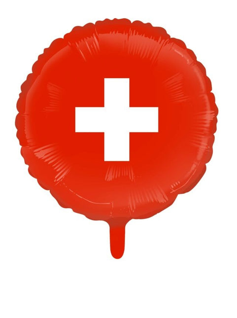 Zwitserland Helium Ballon Leeg 45cm