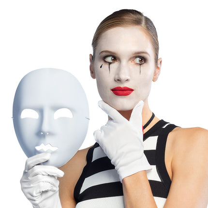 Witte Masker Mime