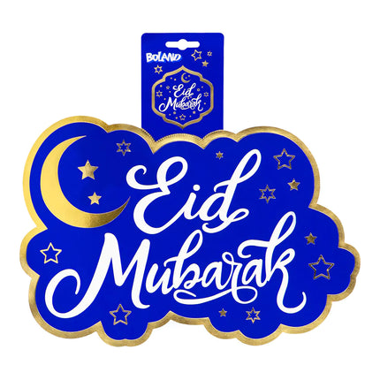 Ramadan Wanddecoratie Eid Mubarak 33cm