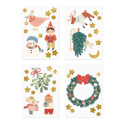 Kerst Raamsticker 40st