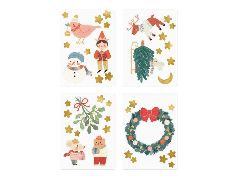 Kerst Raamsticker 40st