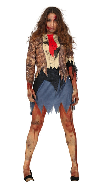 Zombie Halloween Kostuum Dames L