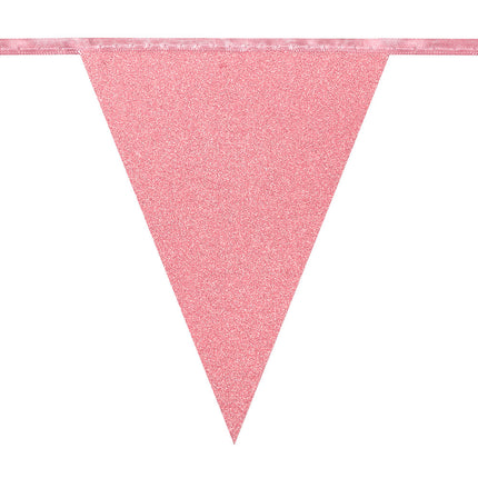 Rose Gouden Slinger Glitter Papier 6m