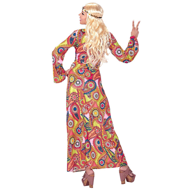 Hippie 60S Jurk Dames Met Corset