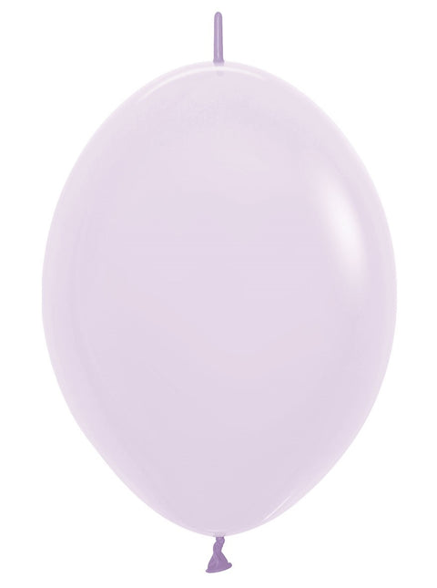 Ballonnen Pastel Matte Lilac 30cm 50st