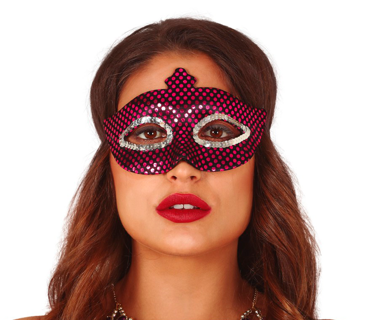 Masker Zwart Roze