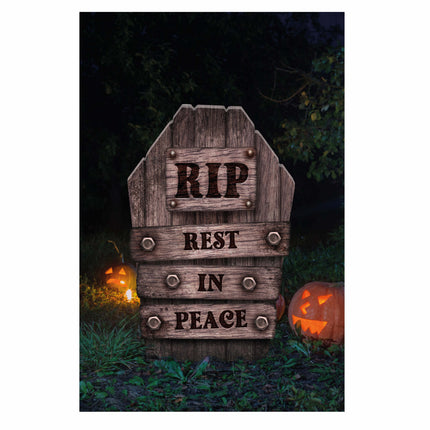 Halloween Decoratie Grafsteen Rip 56cm