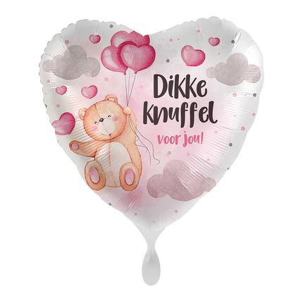 Dikke Knuffel Helium Ballon Leeg