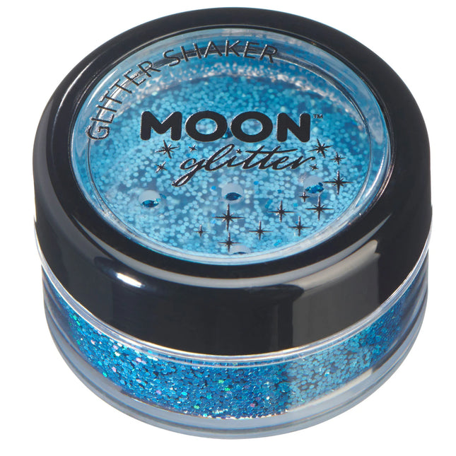 Moon Glitter Holographic Glitter Shakers Blue 5g