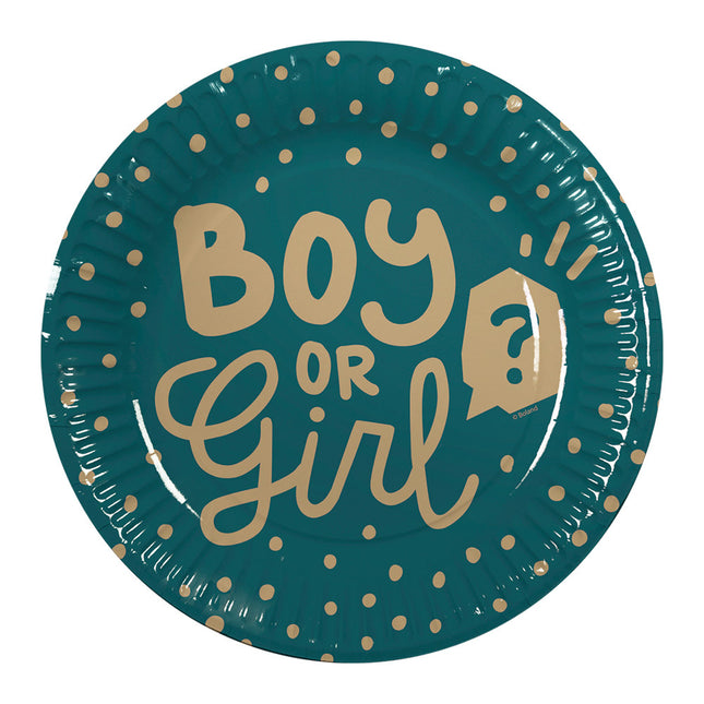 Borden Boy Or Girl Papier 23cm 10st